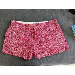 Old‎ Navy - Pink floral chino shorts, sz 10